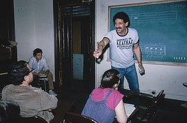 Johnny Colon School of Music, New York City. Photo by Jefferson Miller, 1982.