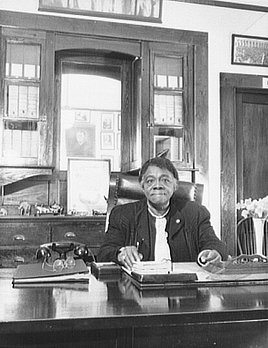 Dr. Mary McLeod Bethune, Bethune-Cookman College. Photo by Gordon Parks, 1943.