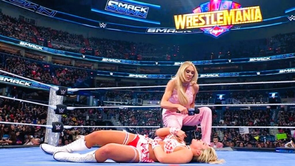 Charlotte Flair and Tiffany Stratton face off on WWE SmackDown